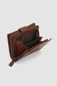 Leather Small Tab Wallet