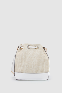 Straw Bucket Bag