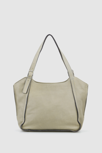 Maya Leather Buckle Tote Bag