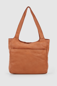 Alia Leather Multi-Zip Tote Bag