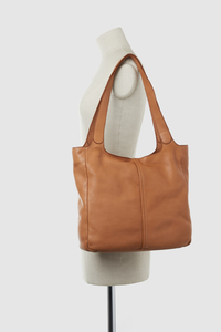 Alia Leather Multi-Zip Tote Bag