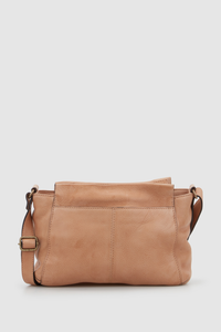 Lo Leather Multi-Zip Crossbody Bag