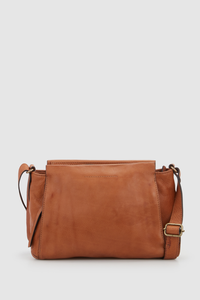 Lo Leather Multi-Zip Crossbody Bag