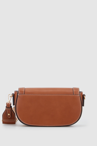 Webbing Strap Flapover Bag