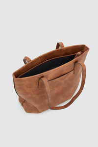 Tab Handle Tote Bag