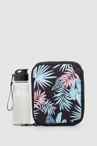 Pastel Palm Backpack Set