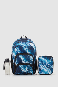 Ocean Wave Backpack Set