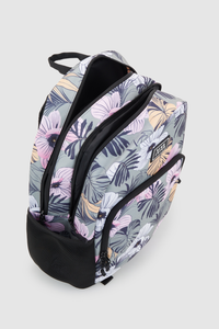 Khaki Floral Backpack