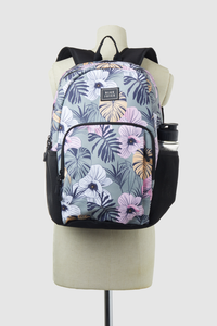 Khaki Floral Backpack