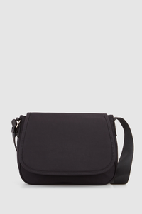 Nylon Flap Crossbody Bag