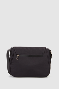 Nylon Flap Crossbody Bag