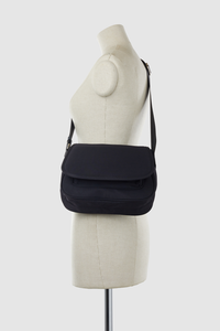 Nylon Flap Crossbody Bag