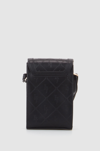 Embossed Crossbody Wallet