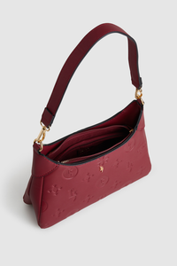 Embossed Shoulder Bag