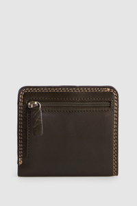 Maya Leather Press Stud CC Wallet