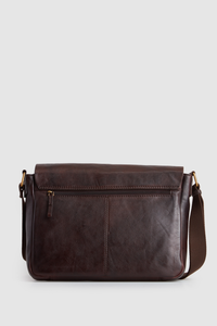 Marcus Leather EW Satchel