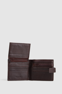 Marcus Leather Tab Wallet