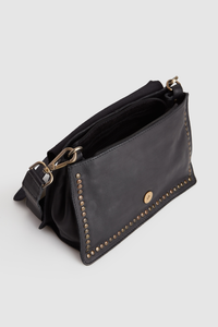 AriStud Leather Flap Crossbody Bag