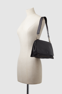 AriStud Leather Flap Crossbody Bag