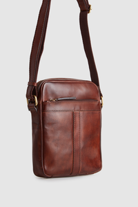 Flynn Leather Medium Satchel