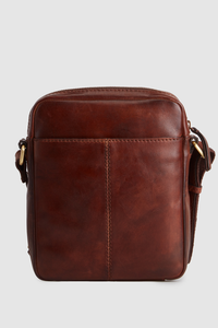 Flynn Leather Medium Satchel