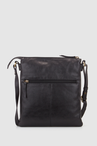 Lili Leather Twin Gusset Crossbody