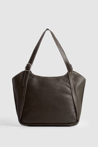 Maya Leather Buckle Tote Bag