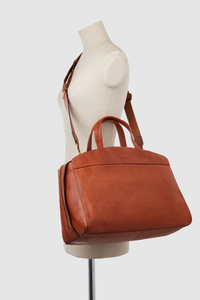 Trinity Leather Work Tote Bag