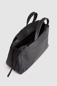 Trinity Leather Work Tote Bag