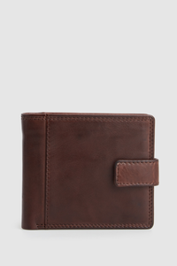 RFID Leather Tab Wallet