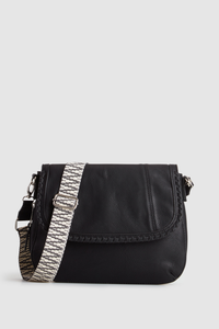 Flapover Crossbody Bag