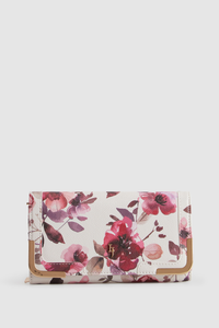 Floral Large Clutch Wallet