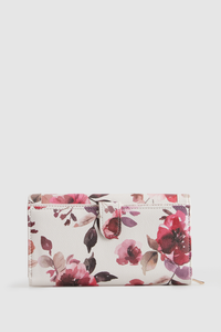 Floral Large Clutch Wallet