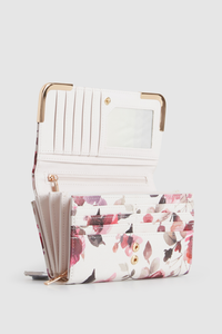 Floral Large Clutch Wallet