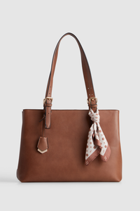 Tote Bag With Scarf