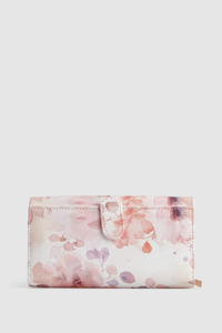 Floral Large Clutch Wallet