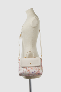 Floral Top Handle Bag