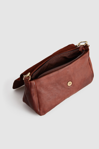 Bree Leather Flap Crossbody Bag