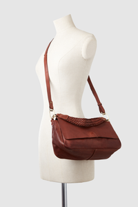 Bree Leather Flap Crossbody Bag