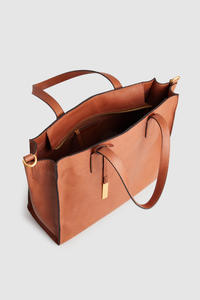 Luna Leather Tote Bag