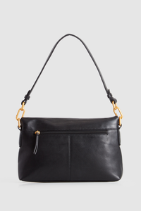 Luna Leather Flap Crossbody Bag