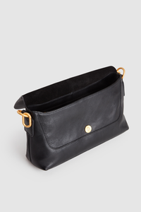 Luna Leather Flap Crossbody Bag