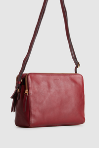 Maya Leather Crossbody Bag