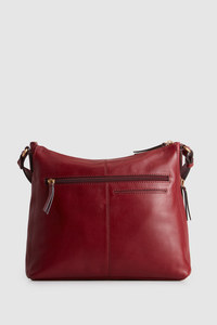 Maya Leather Large Crossbody Bag