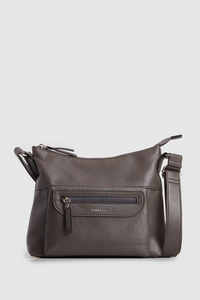 Zip Pocket Panel Crossbody Bag