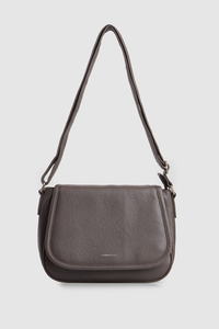 Zip Pocket Flap Crossbody Bag