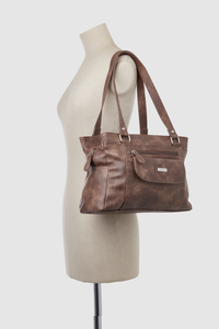 Flap Pocket Tote Bag