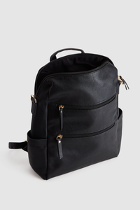 Zip Pocket Large Backpack Bag