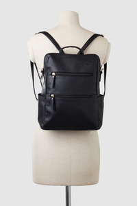 Zip Pocket Large Backpack Bag