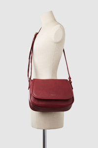 Zip Pocket Flap Crossbody Bag